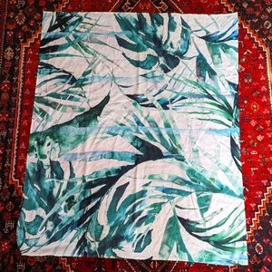 Society 6 tapestry - exotic leaf pattern